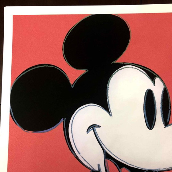 1990s After Andy Warhol "Mickey Mouse" Lithograph – Lithographs & prints, Paper (photo 9 of 13)