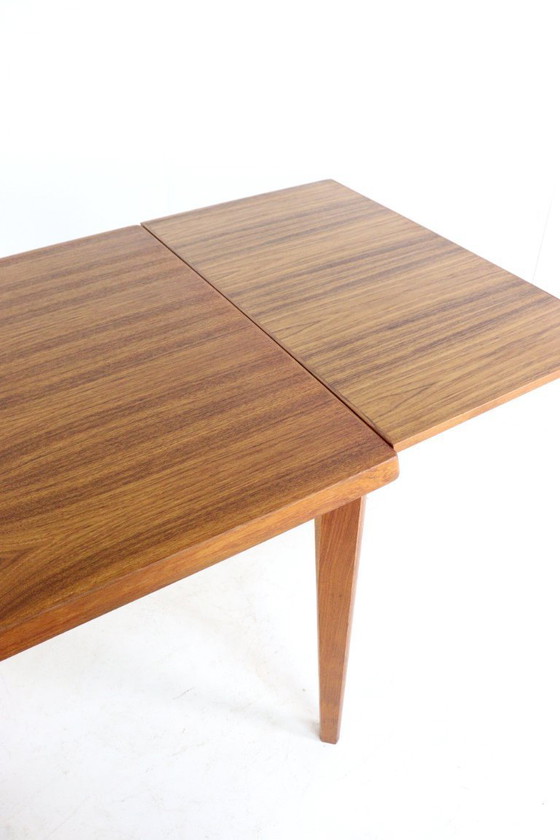 Image 1 of Table de salle à manger rectangulaire à rallonge Vejle vintage danois