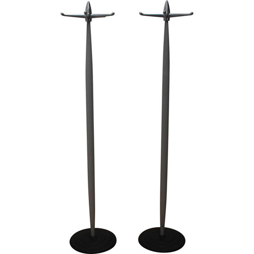 Vintage-Garderobe aus Metall mit 5 Haken von Toshiyuki Kita für Magis