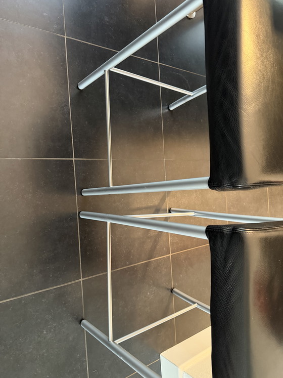 4 Hockers Walter Knoll – Barkrukken, Leather, Metal (photo 7 of 15)