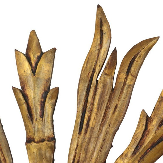 Image 1 of Wooden Sun Mirror Sunburst 70cm