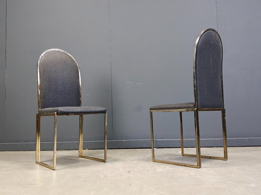 Vintage dining chairs by belgochrom, 1970s set of 6