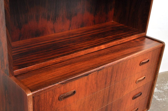 Image 1 of Vintage rosewood bookcase with drawers
