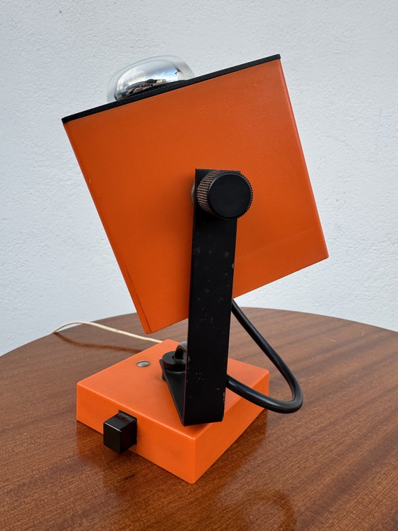 Image 1 of Lampada da parete arancione Philips degli anni '70