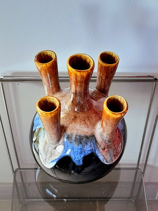 Pique Fleurs en Grès Flammé 1960