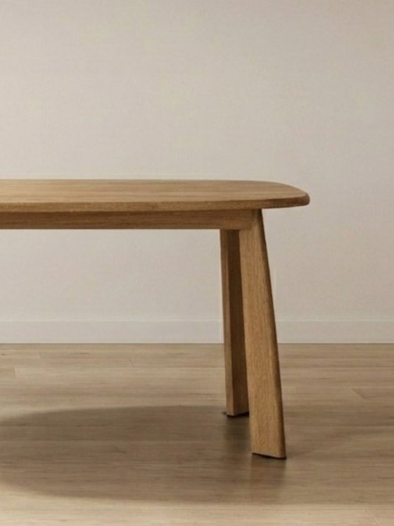 Image 1 of Massief eiken tafel – Sylvain Willenz voor Quodes – 200 cm