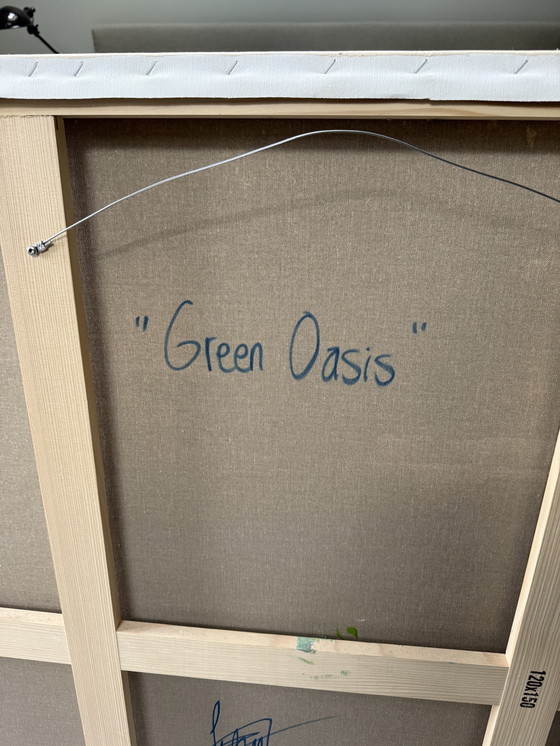 Image 1 of Lynn Spoor Groene Oase 2022 150x120 cm