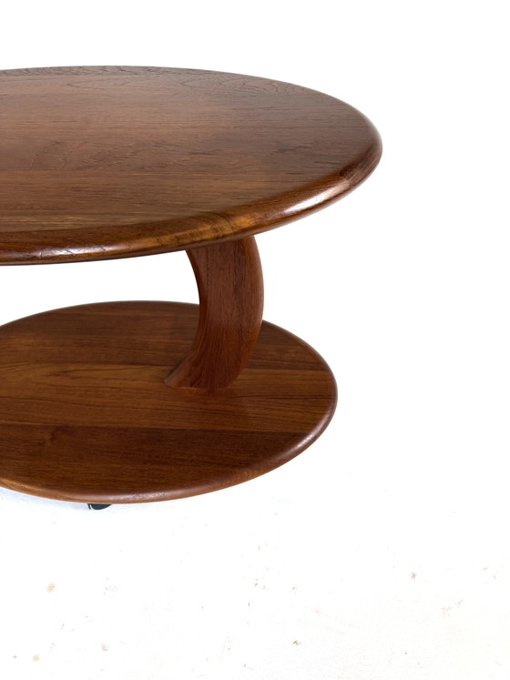 Image 1 of Chariot vintage danois en teck des années 80