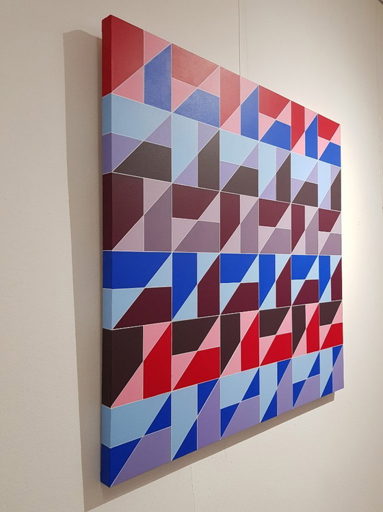 Modern abstract art - 6 x 24 - 20221014 – Paintings & Drawings, Canvas (photo 4 of 9)