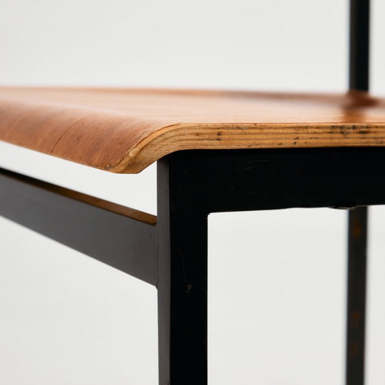 Image 1 of MK11372 Chaise en teck sur base métallique