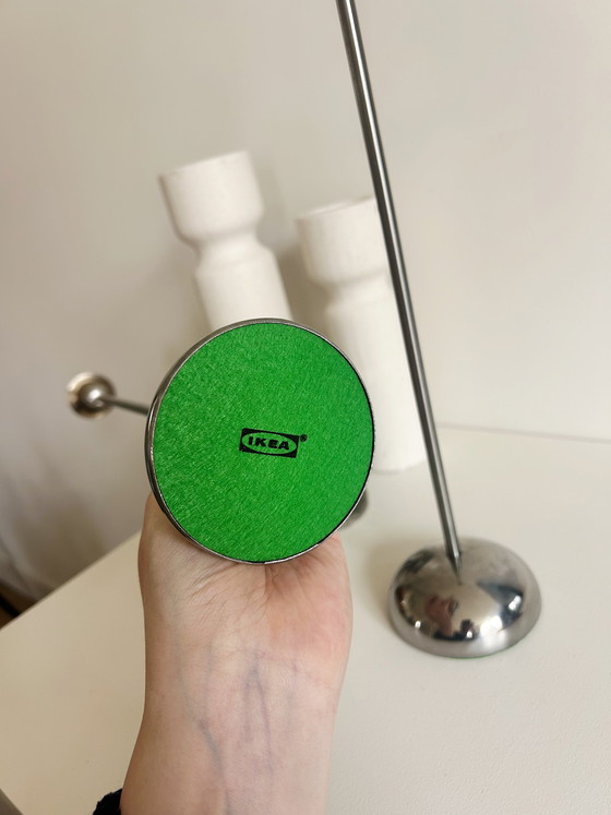 Image 1 of Set di 2 candelabri vintage IKEA della collezione Stockholm, disegnati da Ola Wihlborg negli anni '80.