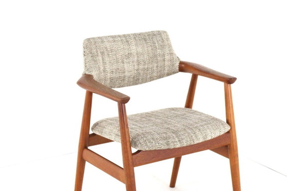 Image 1 of Svend Åge Eriksen voor Glostrup GM11 stoel vintage Deens design nieuw gestoffeerd