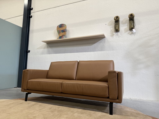Leolux Bellice Sofa 2x80 Senso Camel Leather 193