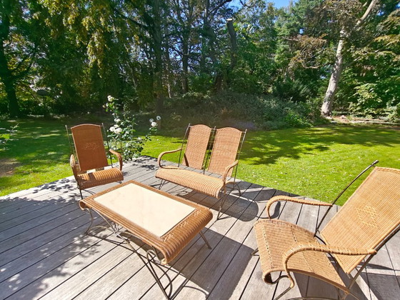Elegante Rattan-Gartenmöbel – Garten-Sets, Marble, Metal (photo 3 of 7)