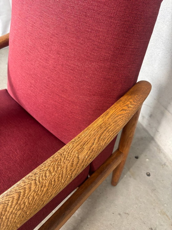 Image 1 of Fritz Hansen lounge stoel Deens design 60's