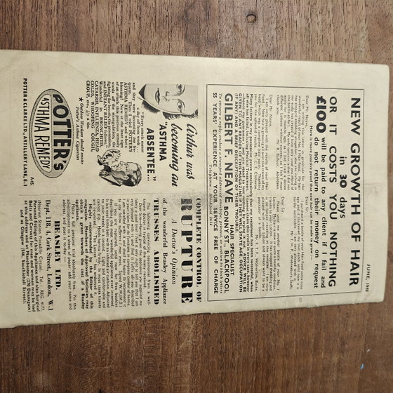 Image 1 of Magazine naturiste vintage « Santé et efficacité » de 1948 – Encadré