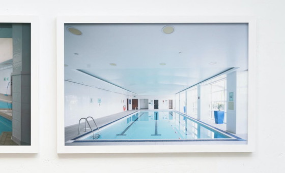 Image 1 of Empty Swimming Pool — color framed photograph 70x100cm