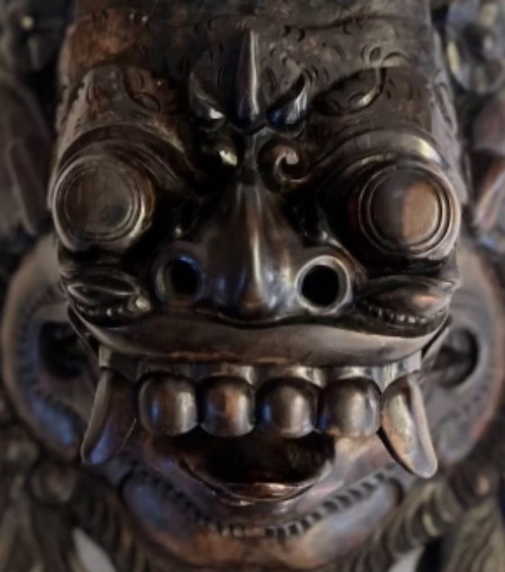 Image 1 of Traditioneel Barong-masker uit Bali, Indonesië