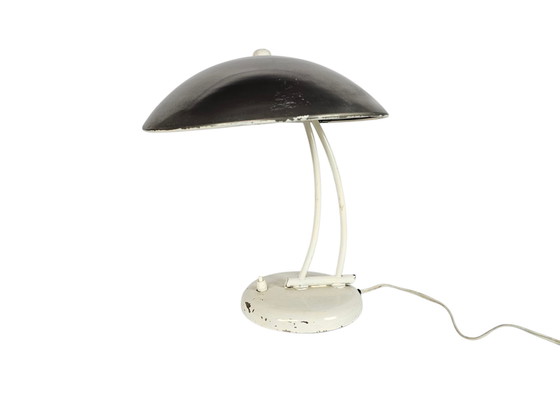 Image 1 of VEB Leuchten | East-Germany | Table Lamp | Bauhaus Style | Marianne Brandt Style UFO Lamp | 50's