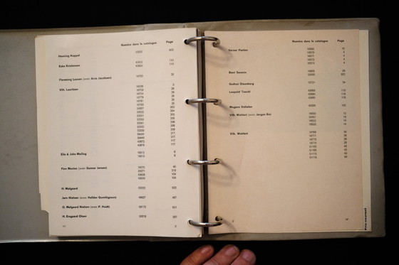 Image 1 of Catálogo comercial de Louis Poulsen años 60