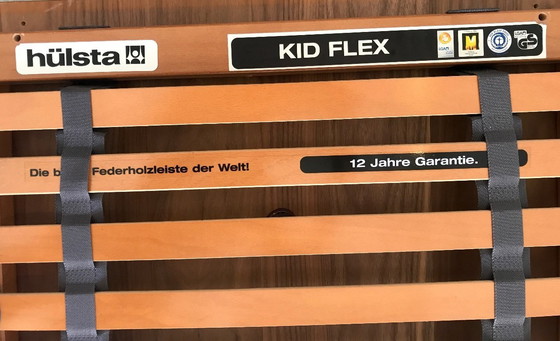 Image 1 of Cot convertible into junior bed, box spring, mattress, sheets, Hülsta Casalino model.