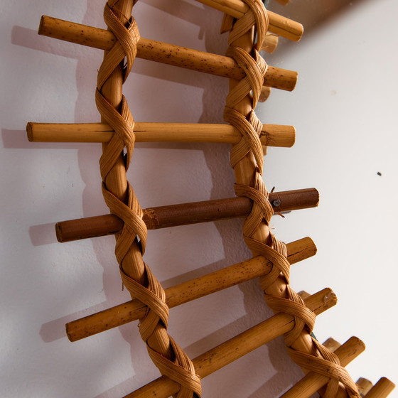 Image 1 of MK10881 Specchio con cornice in canna e rattan