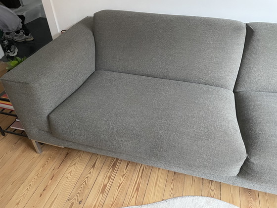 Sedile Rolf Benz grigio-marrone – Divani 3 posti, Chrome, Cotton (photo 6 of 6)