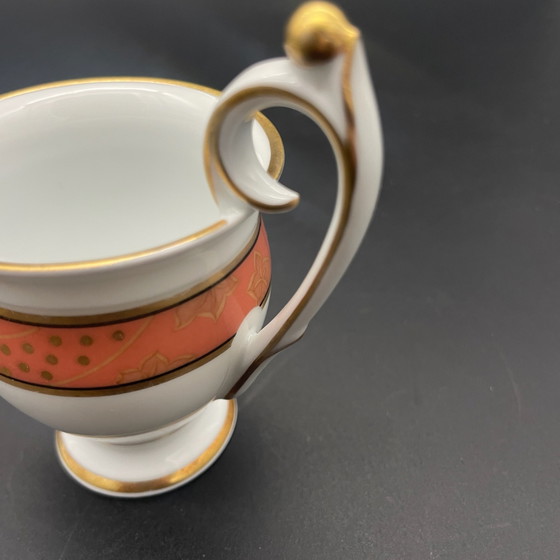 Freiberger Porzellan Mocha Cup with Gold Decoration, Sachsen Germany, Freiberger Porzellan, Sachsen (photo 10 of 10)