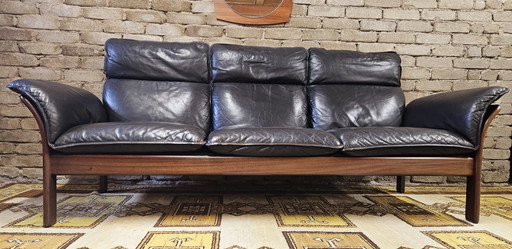 3-seater Leather Sofa Dreipunkt Scala 80' Year