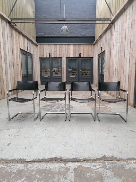 Image 1 of 4x Mart Stam model s 34 stoelen