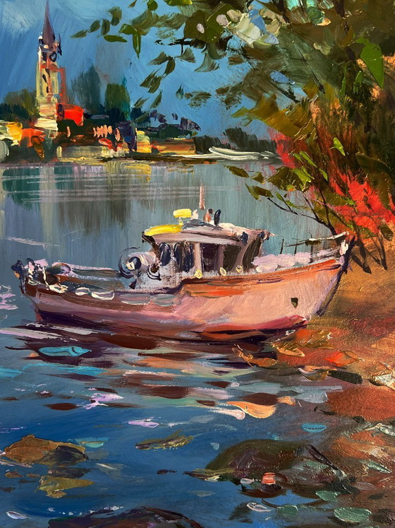 Image 1 of Un bateau près du rivage