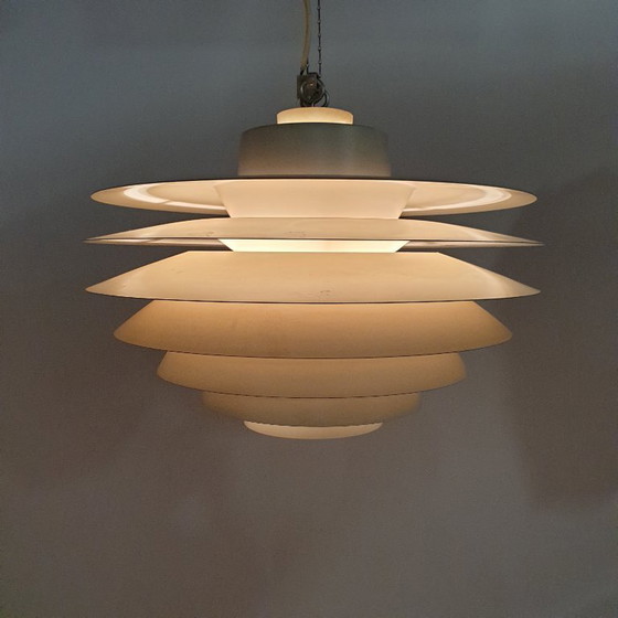 Image 1 of Lampe à Suspension Mid-Century Moderne "Verona" par Svend Middelboe pour Nordisk Solar, 1960s