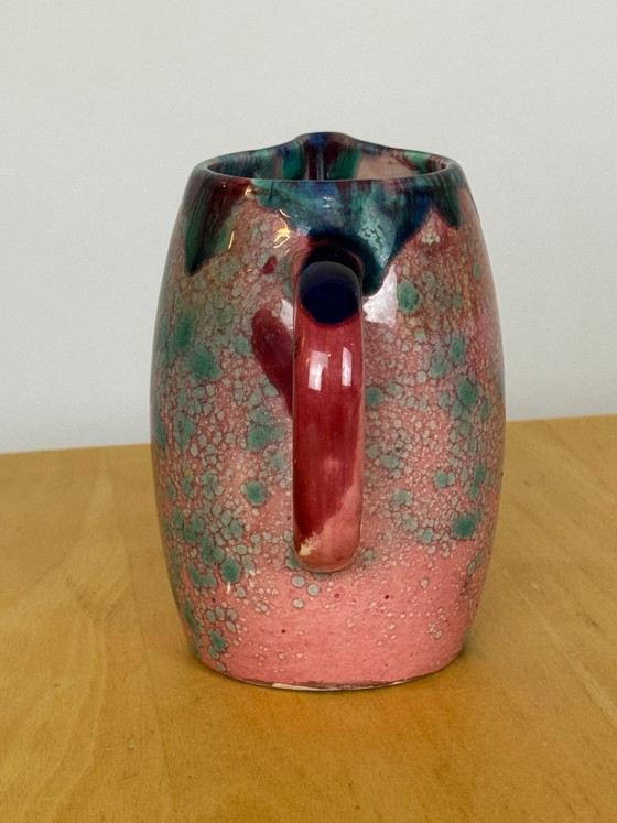 Image 1 of Vintage roze keramieken kannetje