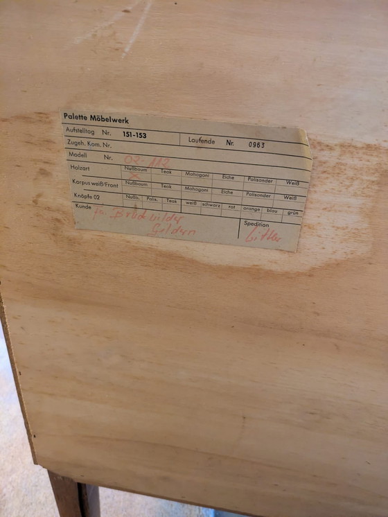 Image 1 of Vintage teak sideboard, Palette Möbelwerk