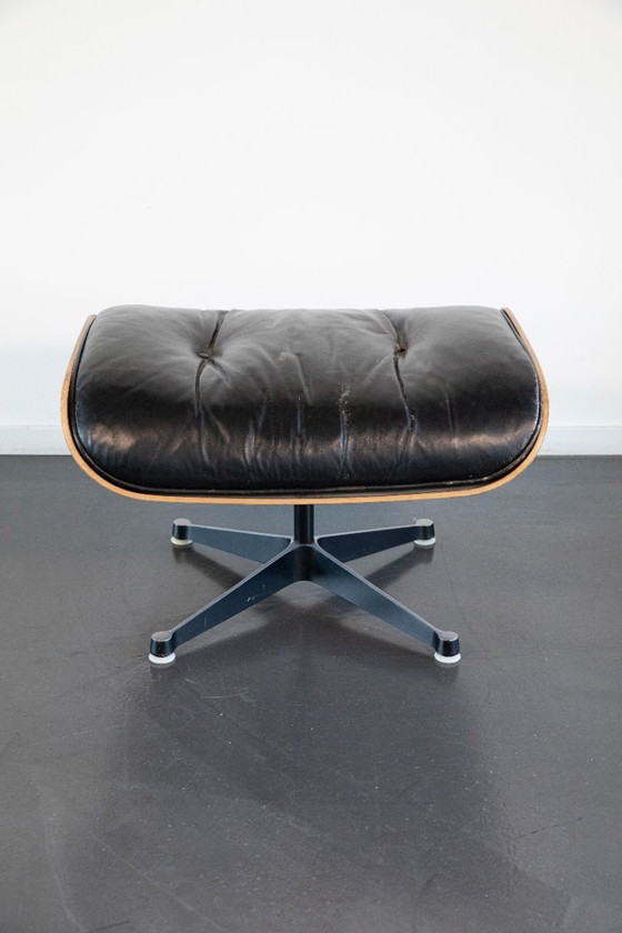 Image 1 of Eames Lounge Chair met bijpassende Ottoman (set)