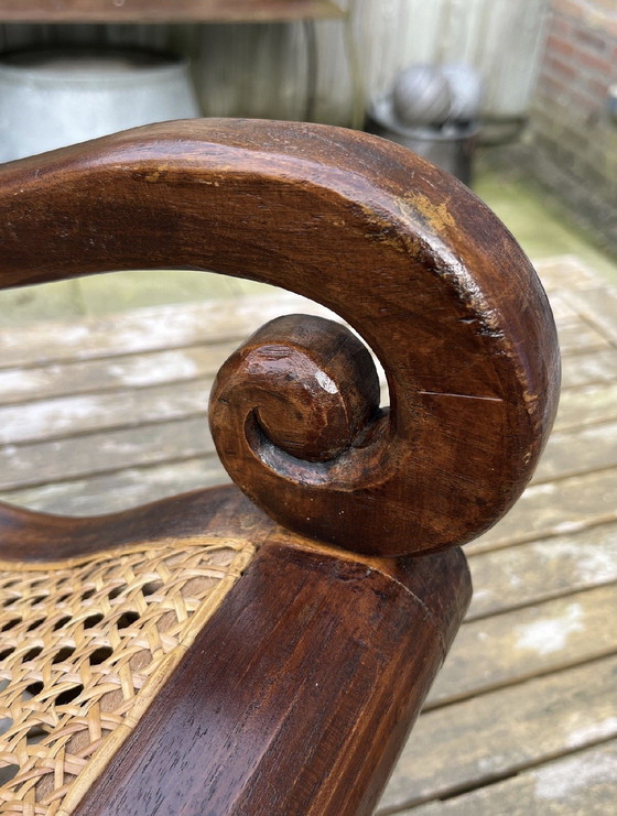 Image 1 of Chaise haute Campeche Veranda indonésienne