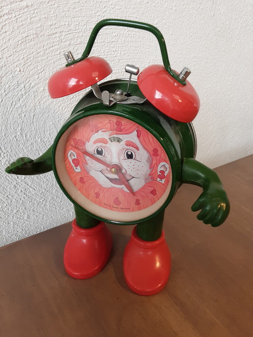 Vintage Alarm Clock H.K. Etching