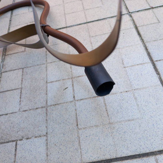 Image 1 of Lámpara de techo grande y 2 apliques de pared 'Folded Ribbon' de Jacco Maris.