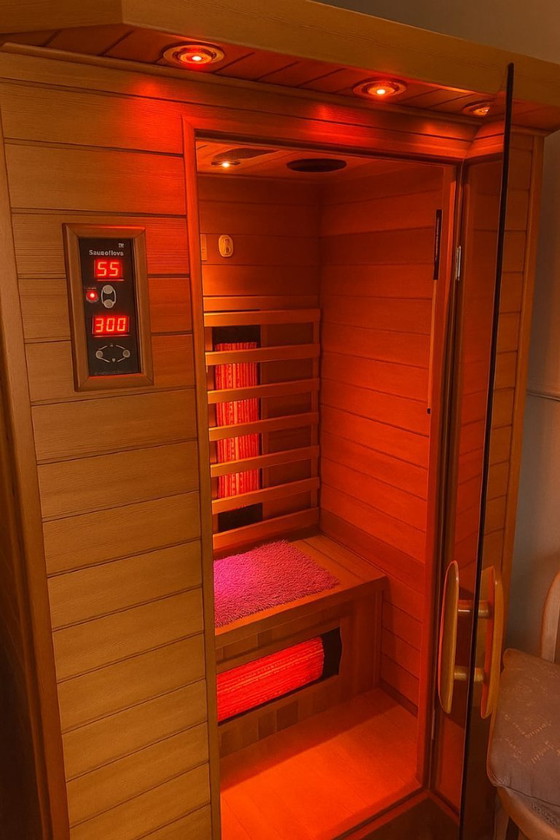 Image 1 of SAUNA elettrica a infrarossi in legno