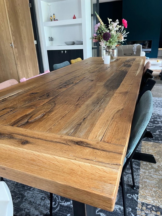 Image 1 of 8 person dining table 290x100