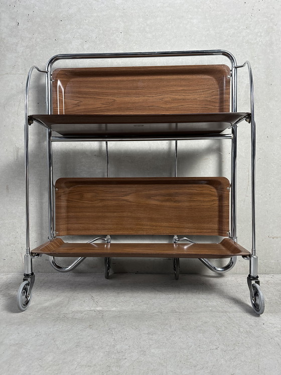 Image 1 of Carrello di servizio pieghevole vintage - Gerlinol