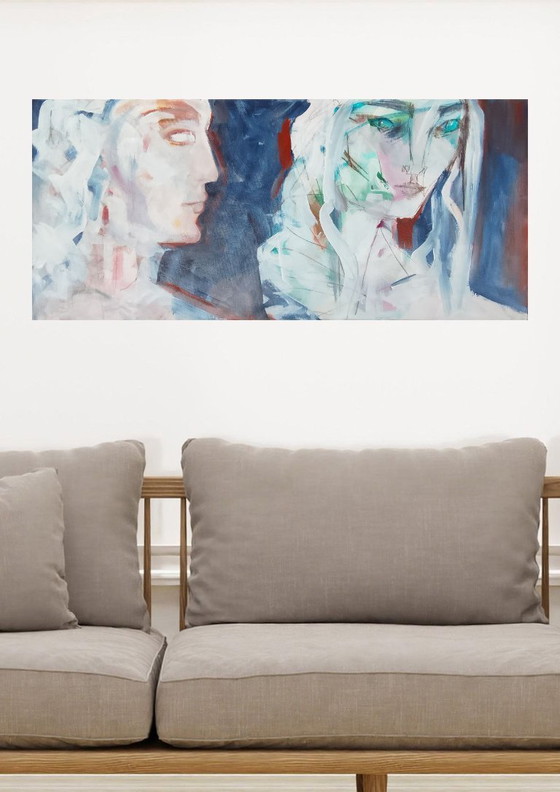 Image 1 of Acrylverfschilderij #zenoterra 40x90cm
