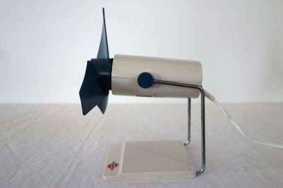Ventilatore da tavolo Progress anni '70 – Oggetti decorativi, Metal, Plastic (photo 4 of 9)