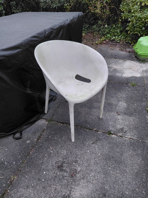 Kartell Soft Egg 5 x in Weiß