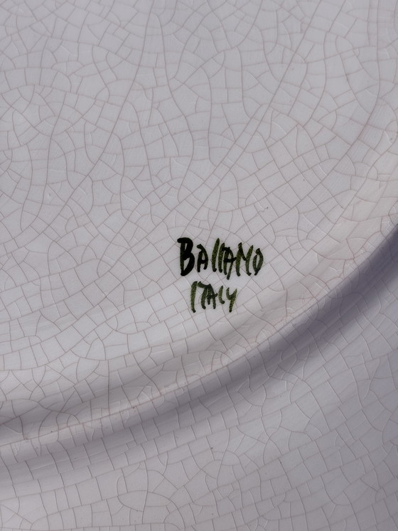 Image 1 of Vintage Bassano Italy Ceramic Coffee & Tea Set - Hand-Painted Rococo Style