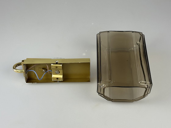 Image 1 of 60s 70s aplique Glashütte Limburg Alemania vidrio y metal Age Design