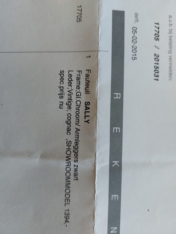 Image 1 of Fauteuil design de style Gispen