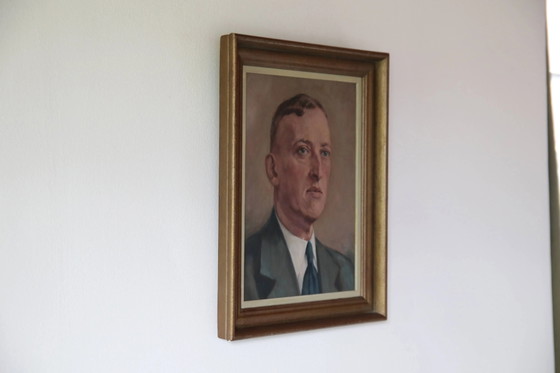 Impressionist oil painting portrait – Paintings & Drawings, Wood, Vintage (photo 3 of 6)