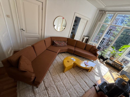 Harvey Probber Sectional Couch – 3 5 zitsbanken, Wool