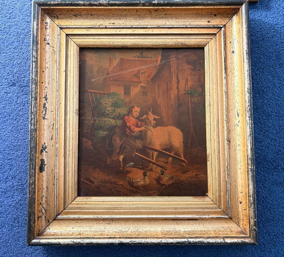 Image 1 of 2 antique paintings